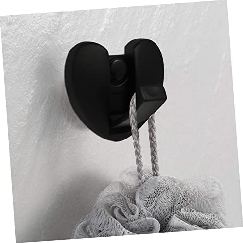 SOLUSTRE Wall Mounted Heart Shaped Foldable Towel Hook