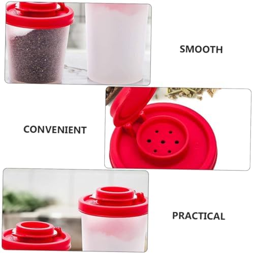 HAKIDZEL 2pcs Portable Seasoning Bottle Salt Pepper Shaker Set