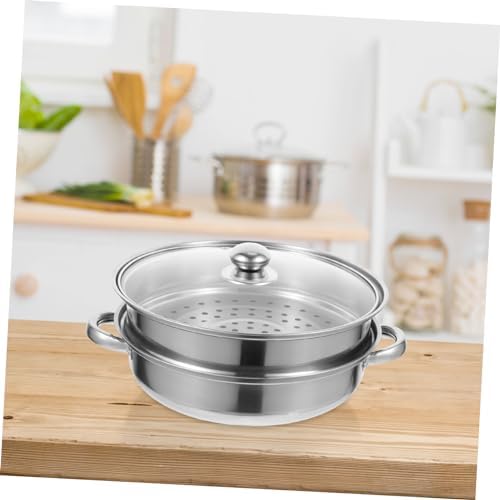 HOLIDYOYO 2 Tier Steamer Pot with Double Layer