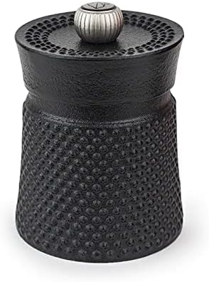 Peugeot Bali Black Cast-Iron Pepper Mill Salt Cellar Set 1