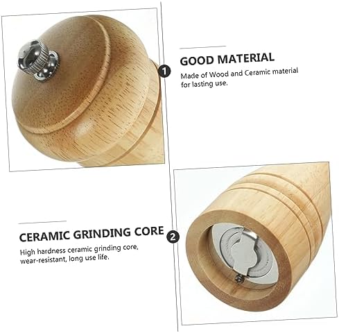 Hoement Pepper Mill and Salt Shaker Set 1