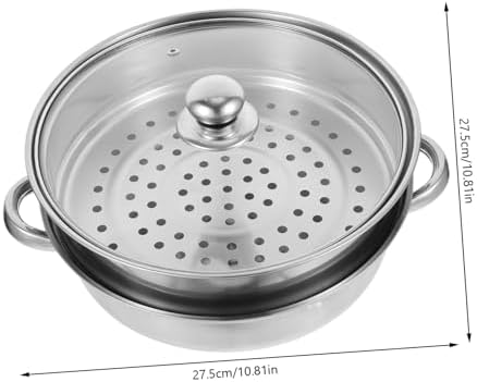 HOLIDYOYO 2 Tier Steamer Pot with Double Layer