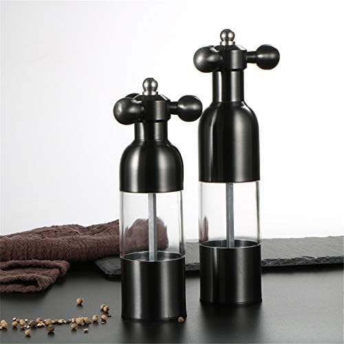 Stainless Steel Salt Pepper Grinder Set 2PC Adjustable Coarse Grind