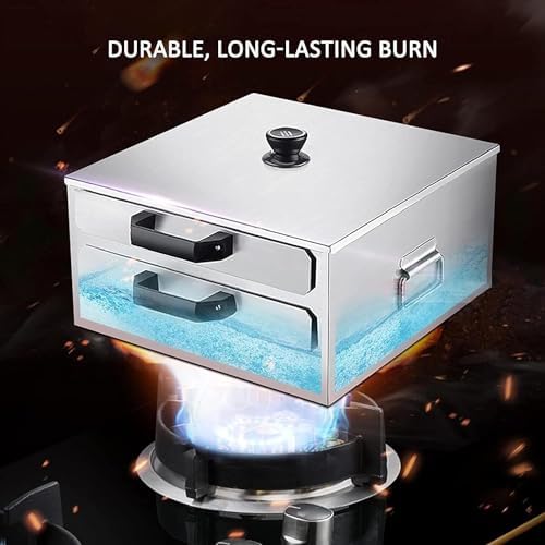 BINGWANG Stainless Steel Pasta Pot Steamer with 1 Tray and 2 Solid Trays