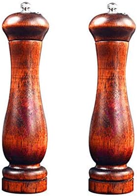 sdneNest Wooden Salt Pepper Mills Set 2 Pack
