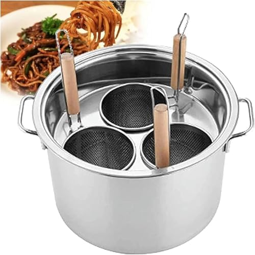 SVMYTEBGE Pasta Pot with Strainer Basket Set