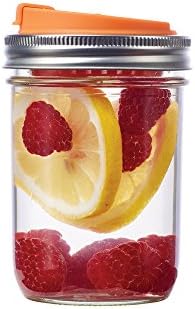 Jarware Fruit Infusion Lid for Wide Mouth Mason Jars Orange