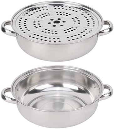 Alvinlite 11 Stainless Steel Steamer Pot with Lid and Handles