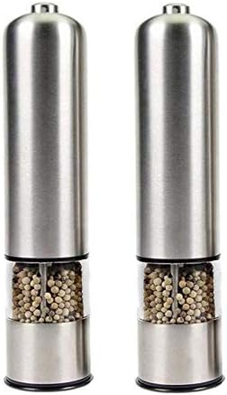 sdneNest Battery-Powered Salt Pepper Grinders Set of 2