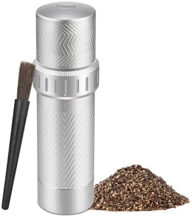 ARKNOAH Manual Pepper Grinder with External Coarseness Adjustment