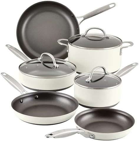 Anolon Achieve 9-Piece Hard Anodized Nonstick Cookware Set
