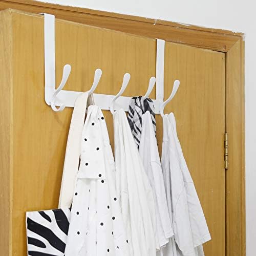 WEBI Bronze Over The Door Hook Rack with 5 Hooks