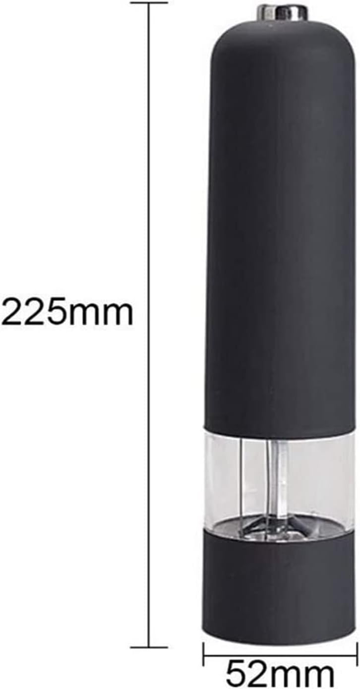 Electric Salt and Pepper Grinder Set ABS Acrylic Design Battery Operated Automatic White