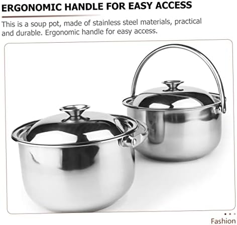BRIGHTFUFU Multi-Purpose Stainless Steel Stockpot