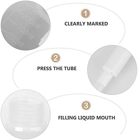 Cabilock 3PCS Plastic Squeeze Condiment Bottles 1