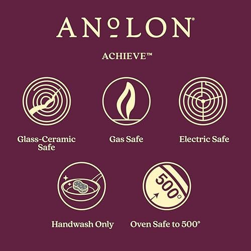 Anolon Achieve 9-Piece Hard Anodized Nonstick Cookware Set