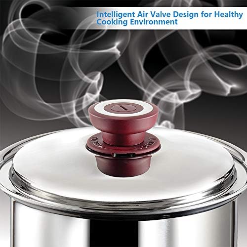 BUFFALO Stainless Steel Stock Pot 10 Inch with Lid