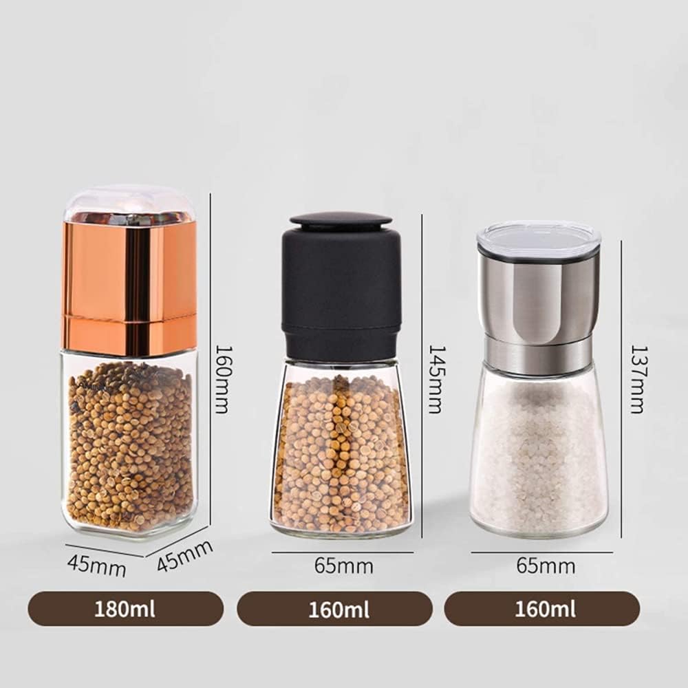 Salt and Pepper Mill Set with Adjustable Coarseness 1