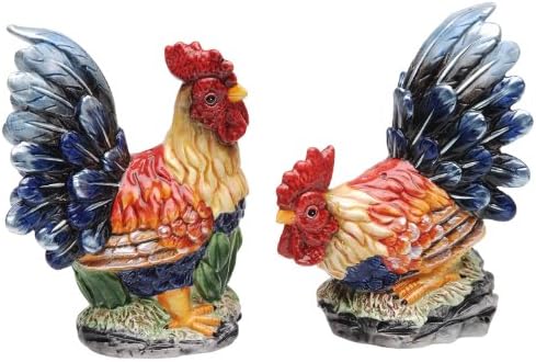 Appletree Design Barn Yard Rooster Salt Pepper Set 1