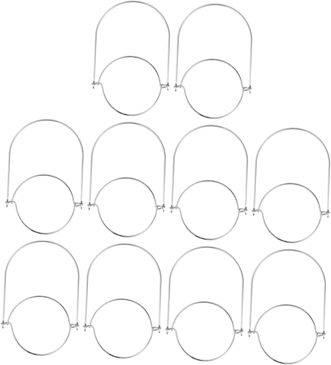 Stainless Steel Mason Jar Hooks 10 Pieces Set 1