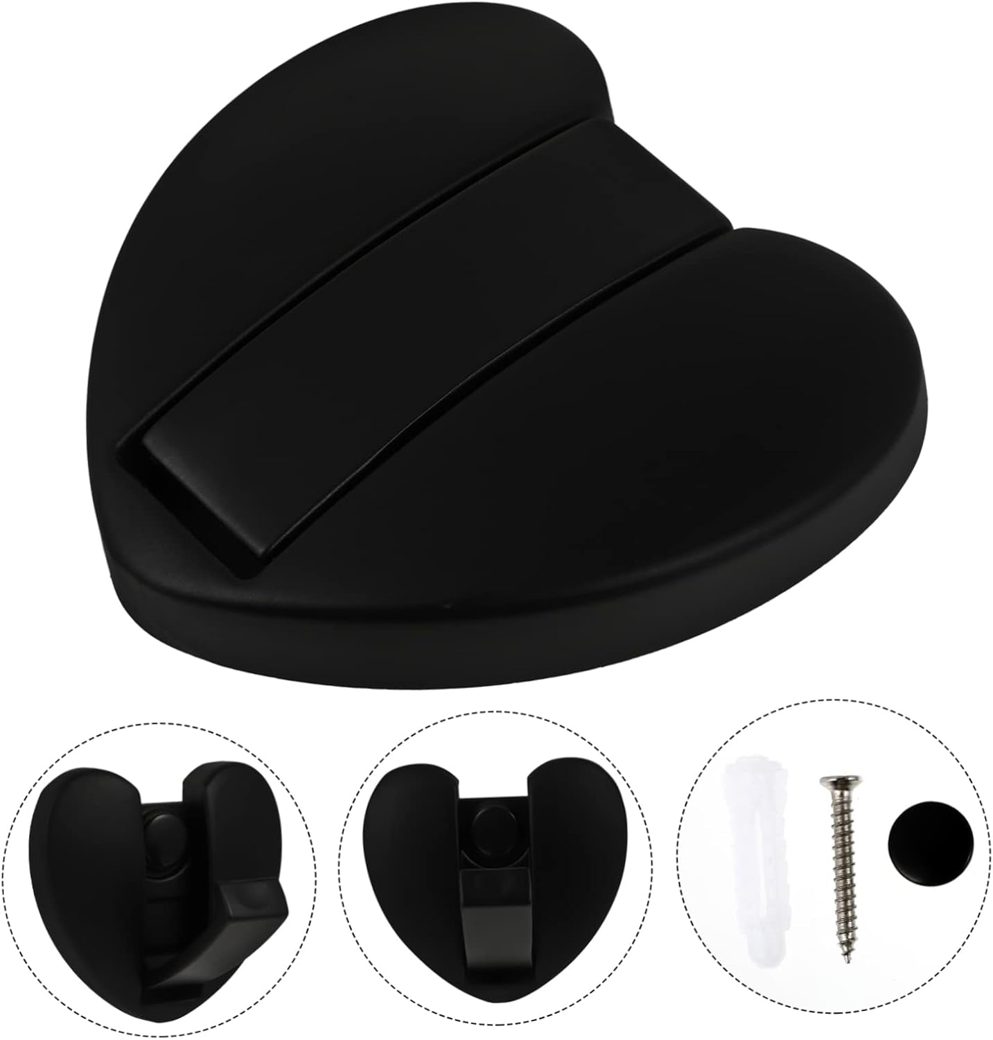 SOLUSTRE Wall Mounted Heart Shaped Foldable Towel Hook