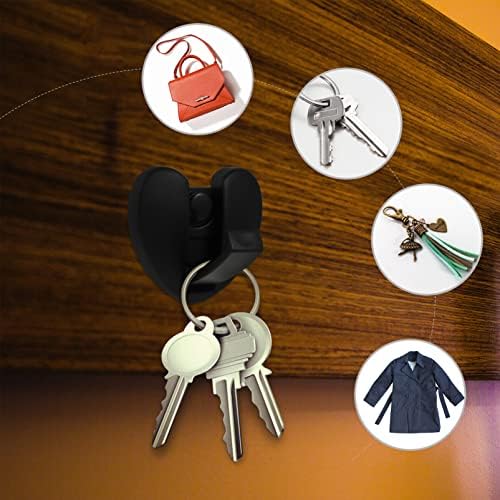 Foldable Heart Shaped Wall Mount Coat Hook
