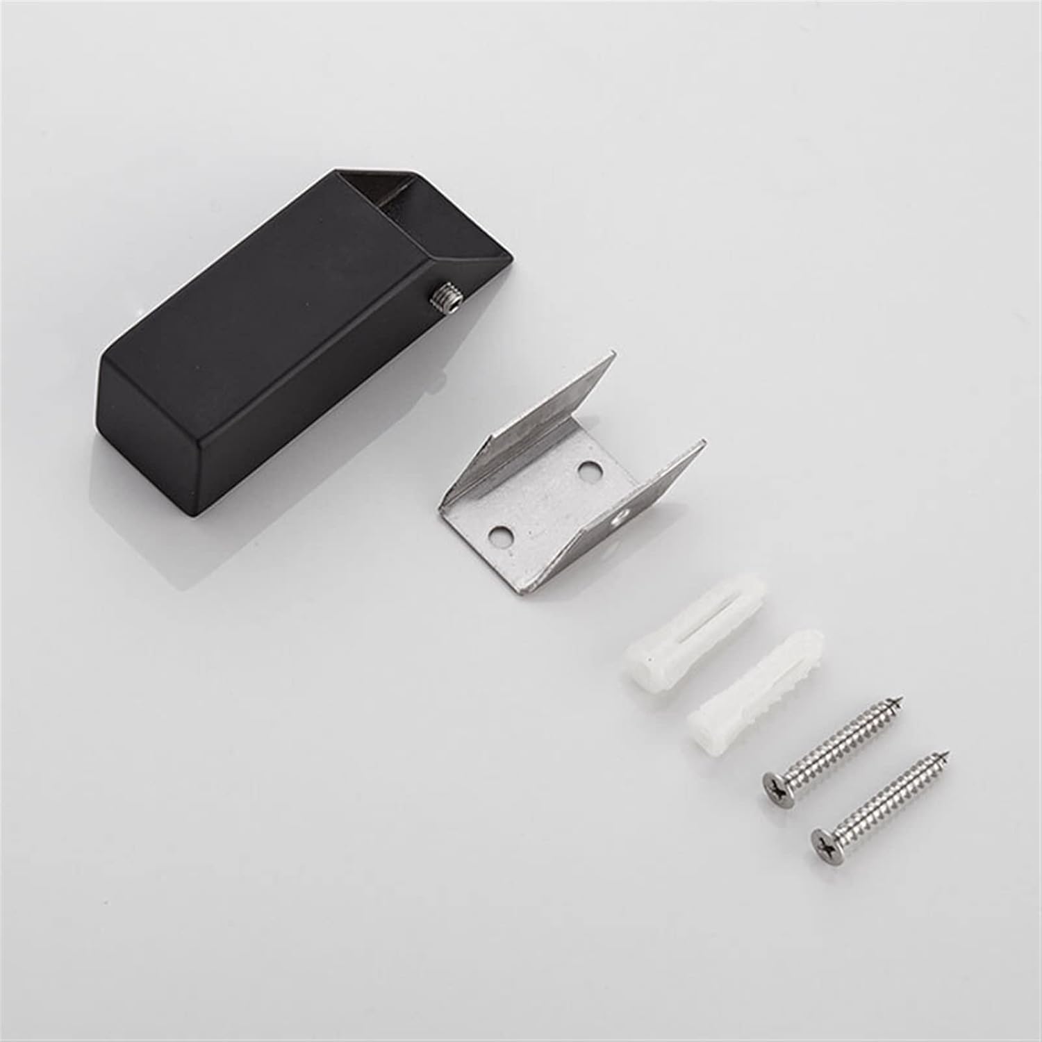 SUNESA Wall-Mounted Black Towel Hook 3Pcs