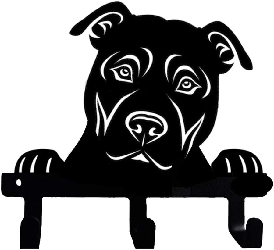 Fit Frenchie Pit Bull Rescue Dog Shape Hook