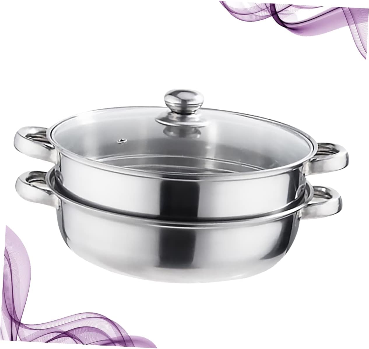 GRIRIW 3 Layer Steam Pot Multifunctional Steamer