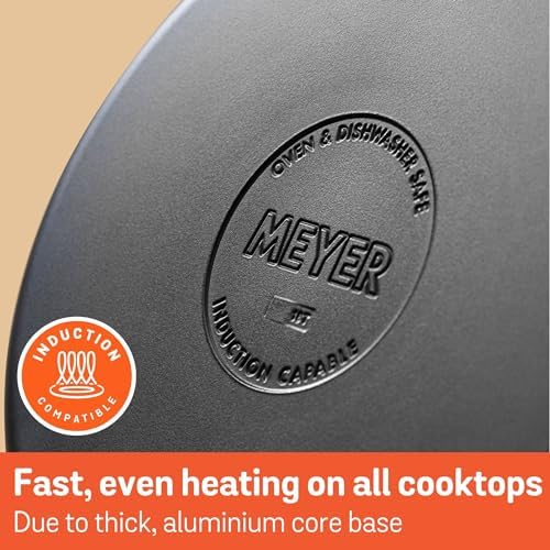Meyer 8 Quart Stock Pot with Matte Black and Silicone Handles