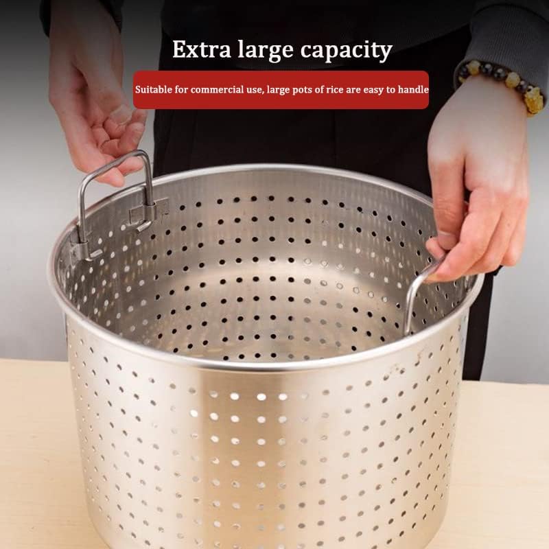 27Qt 45Qt 63Qt Stainless Steel Stockpot with Lid and Basket