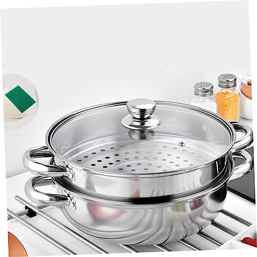 GRIRIW 3 Layer Steam Pot Multifunctional Steamer