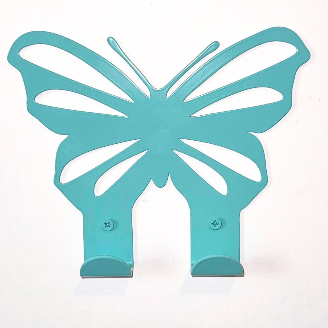 Light Blue Butterfly Wall Hook for Kids