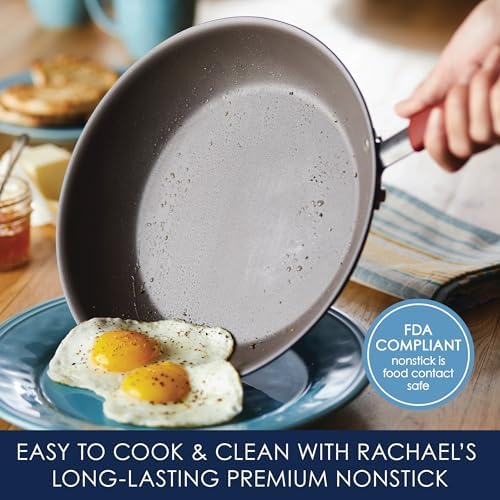 Rachael Ray 12-Piece Hard Anodized Nonstick Cookware Set