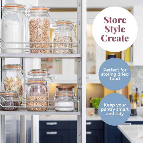 Kilner Round Swing Top Glass Jar 12 oz 1