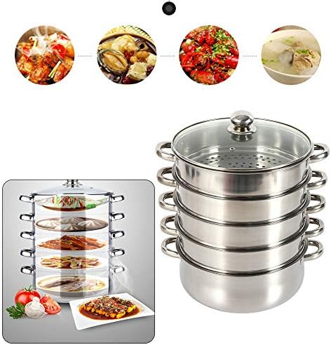 Kangten 5 Tier Stock Pot and Steamer Set