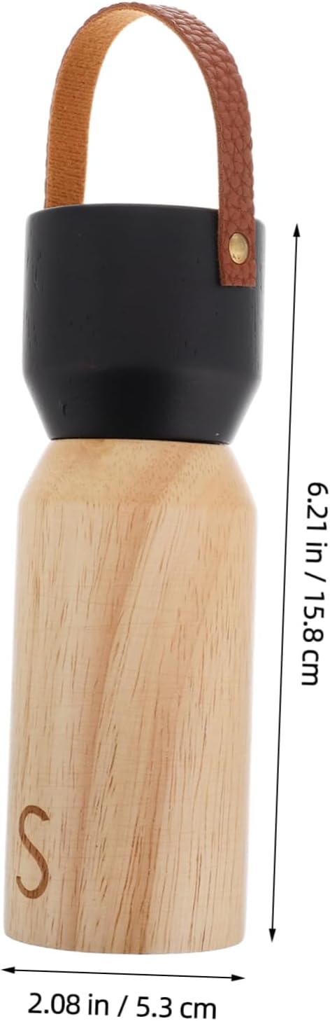 KICHOUSE Manual Wooden Pepper Grinder for Home Kitchen 1