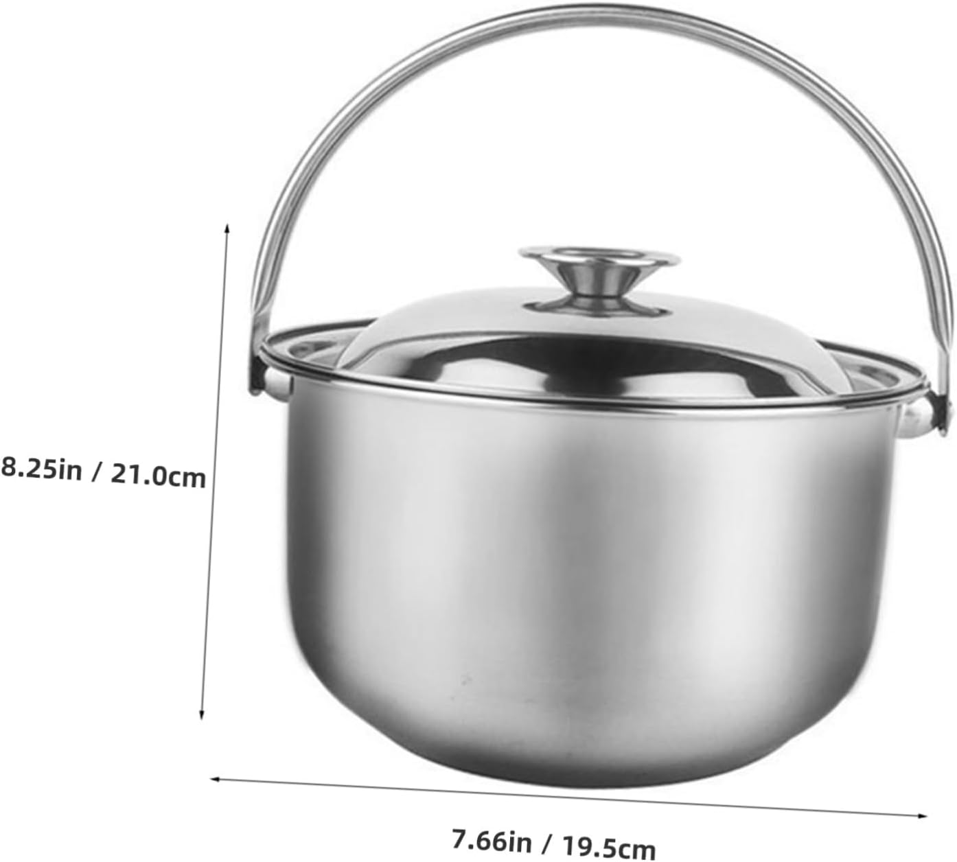 BRIGHTFUFU Multi-Purpose Stainless Steel Stockpot