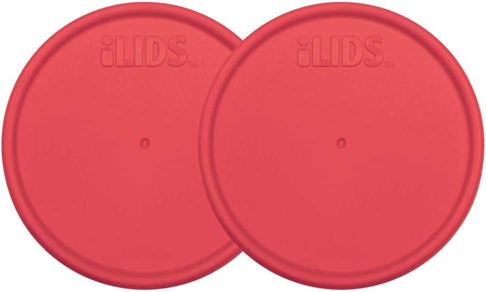 iLIDS Mason Jar Lid Regular Mouth Coral 2-Pack