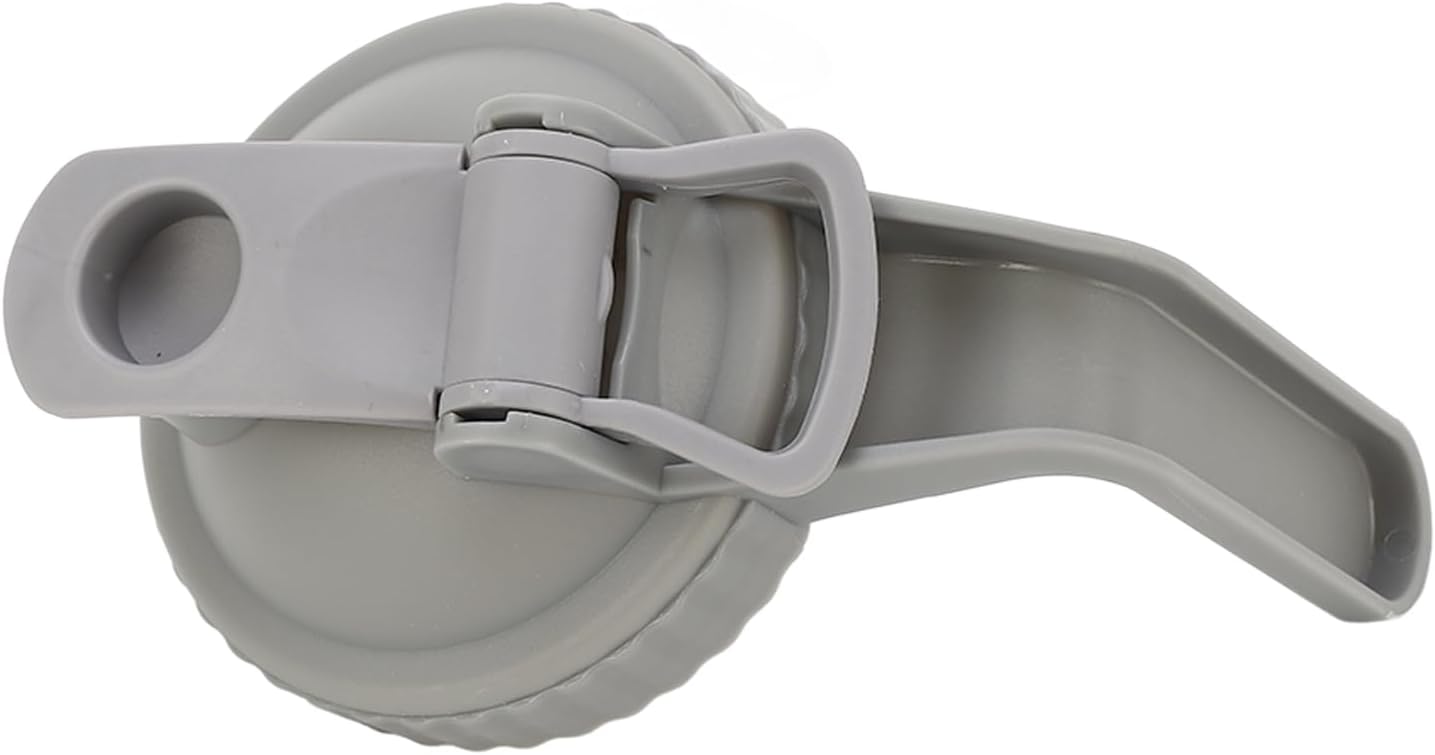 Yosoo Leak Proof Mason Jar Lid with Handle and Flip Cap - Gray
