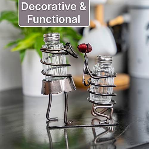 Made Easy Kit Salt and Pepper Shaker Set with Rack