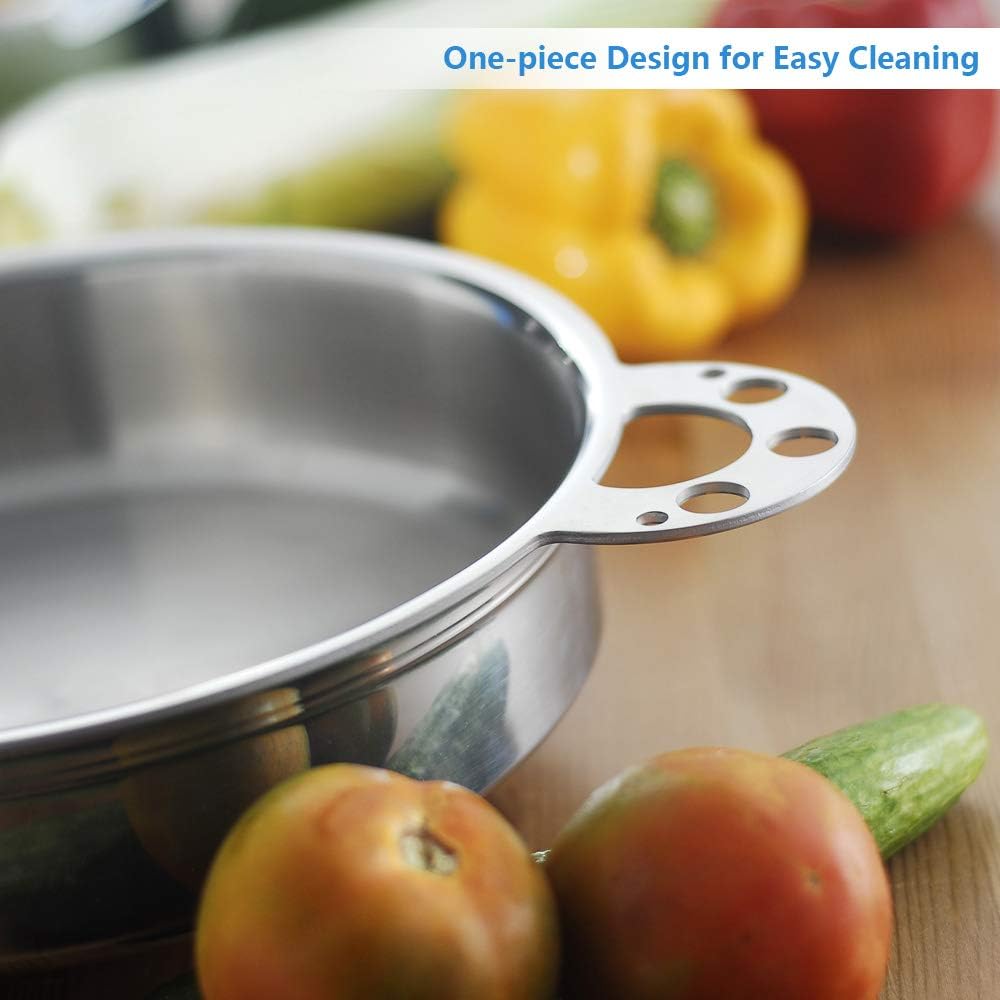 BUFFALO Stainless Steel Stock Pot 10 Inch with Lid