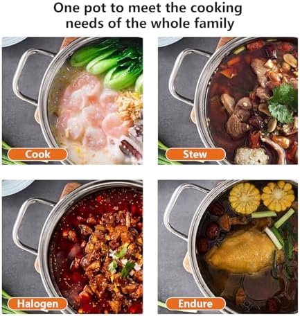 AIZYR 65L Stock Pot with Lid 304 Stainless Steel