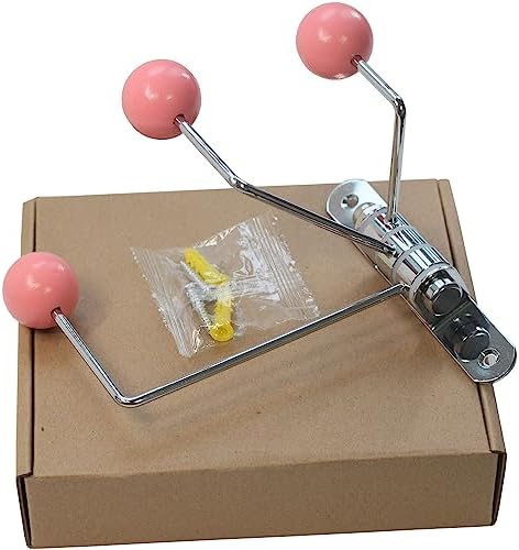 ImyHok Decorative Wall Hook with Pink Wood Balls