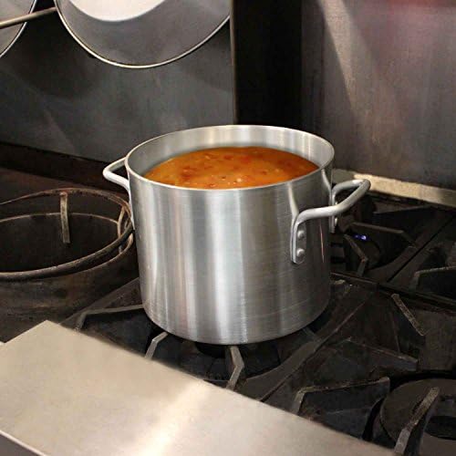 8 Quart Aluminum Stock Pot - Commercial Grade