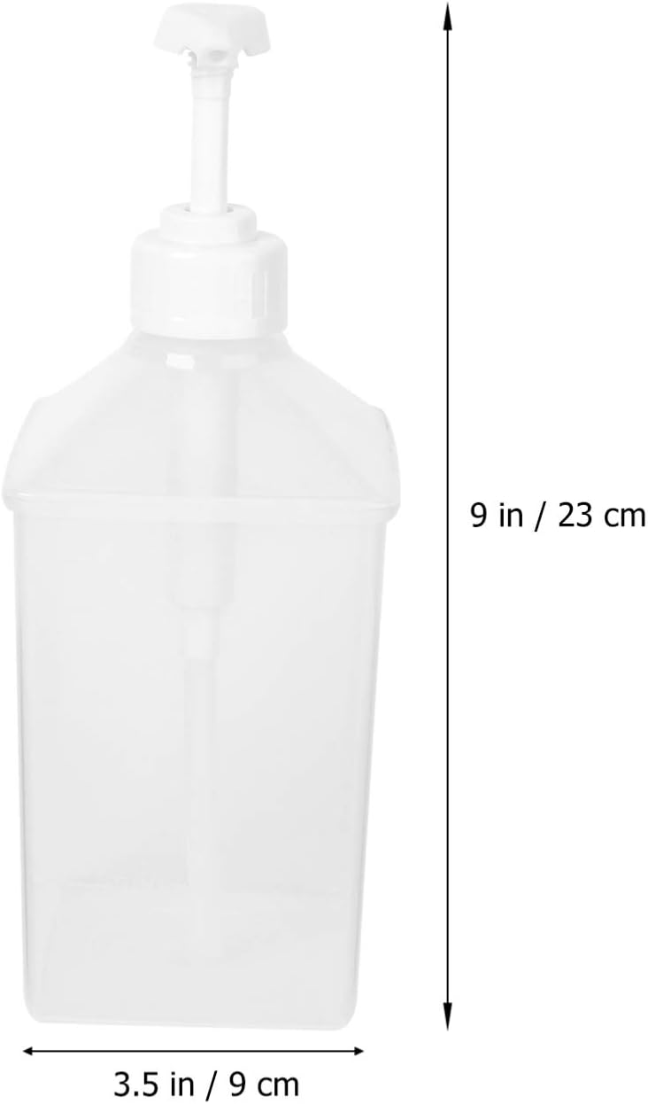 Cabilock 3PCS Plastic Squeeze Condiment Bottles 1