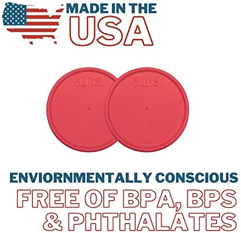 iLIDS Mason Jar Lid Regular Mouth Coral 2-Pack