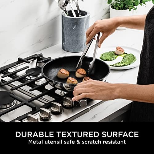 Ninja ZEROSTICK 5-Piece Pan Set with Glass Lids