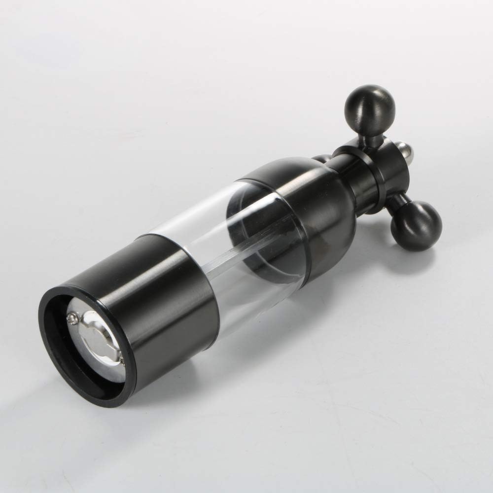 Stainless Steel Salt Pepper Grinder Set 2PC Adjustable Coarse Grind