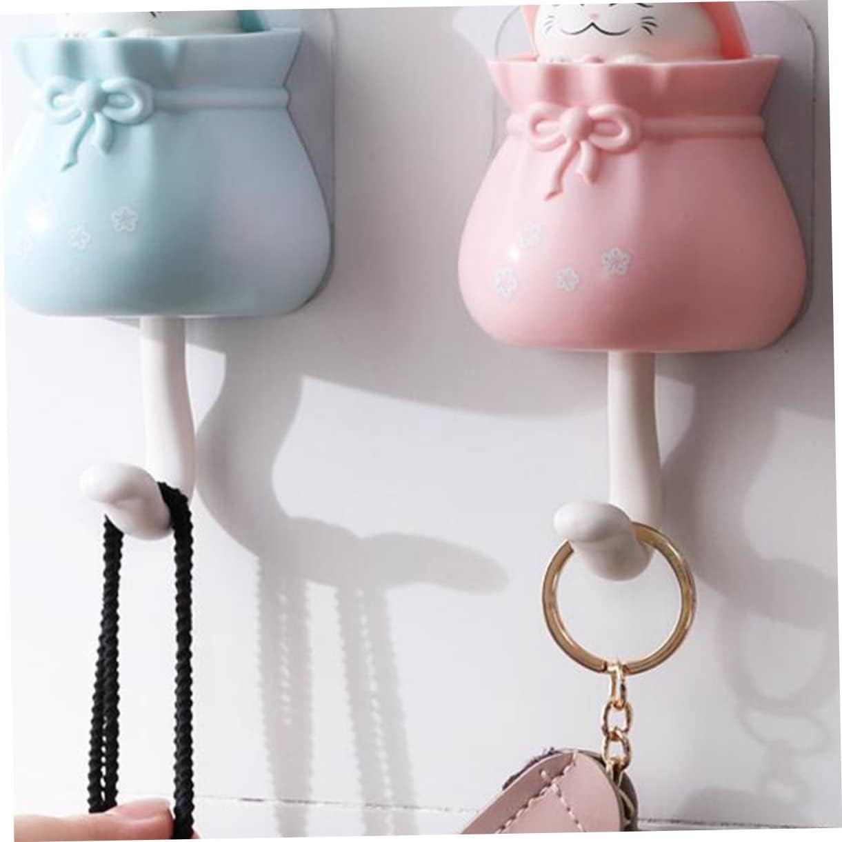PRETYZOOM 3pcs Suction Cup Wall Hooks No Drill